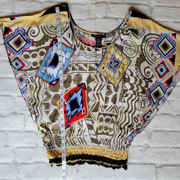 WILD Thyme printed top size M - Picture 11 of 14